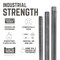 Ace Trading - Nipple STZ Industries 3/8 in. MIP each X 3/8 in. D MIP Black Steel 5-1/2 in. L Nipple 308UP38X512 - alternate 7